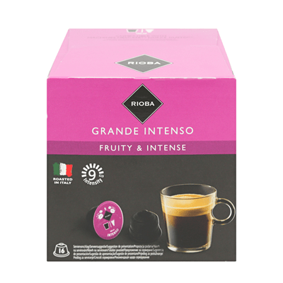 Купить КОФЕ RIOBA В КАПСУЛАХ DOLCE GUSTO GRANDE INTENSO 16 ШТ. доставка продуктов Тюмень . доставка продуктов в Тюмени . доставка фруктов Тюмень . дос