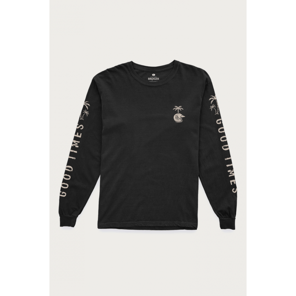 Купить LONGSLEEVE BROGER GOOD TIMES BLACK