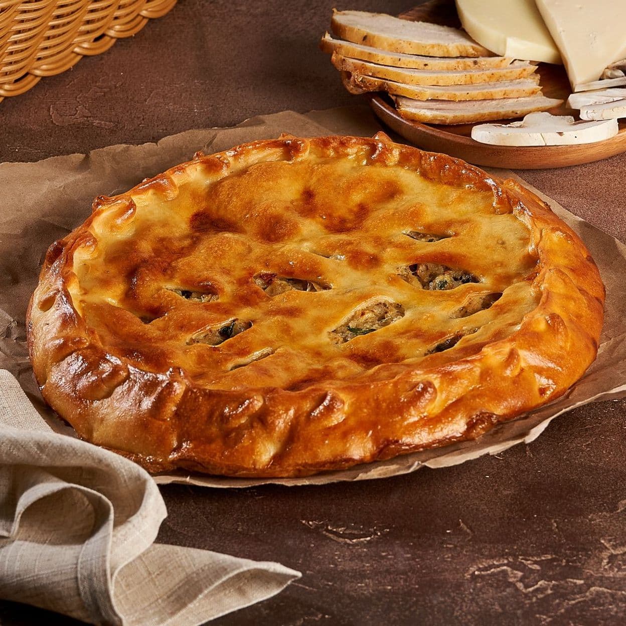 Купить Пирог Курица Грибы