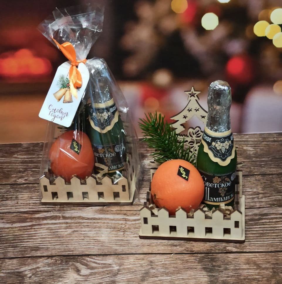 Купить Мыло " Подарочный набор с шампанским "