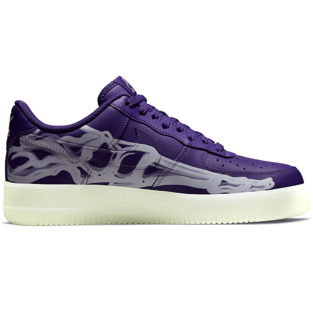 Купить Nike Air Force 1 Low  '07 Skeleton Qs Purple Skeleton