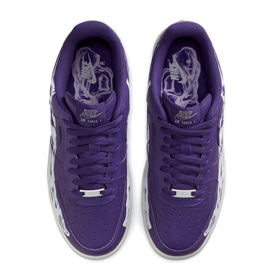 Купить Nike Air Force 1 Low  '07 Skeleton Qs Purple Skeleton