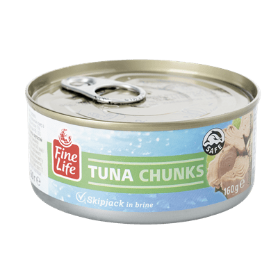 Купить ТУНЕЦ FINE LIFE КУСОЧКИ В МАСЛЕ 160 Г. доставка продуктов Тюмень . доставка продуктов в Тюмени . доставка фруктов Тюмень . доставка фруктов в Т