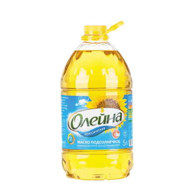 Купить МАСЛО ПОДCОЛНЕЧНОЕ ОЛЕЙНА 5 Л. с доставкой на дом . Доставка продуктов Тюмень , доставка продуктов в Тюмени , dostavka-produktov-tyumen , dosta