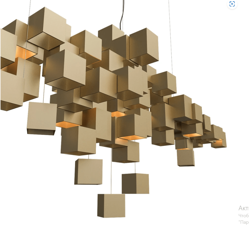 Купить Большая люстра IT Horizont cubes chandelier, LED, кубы