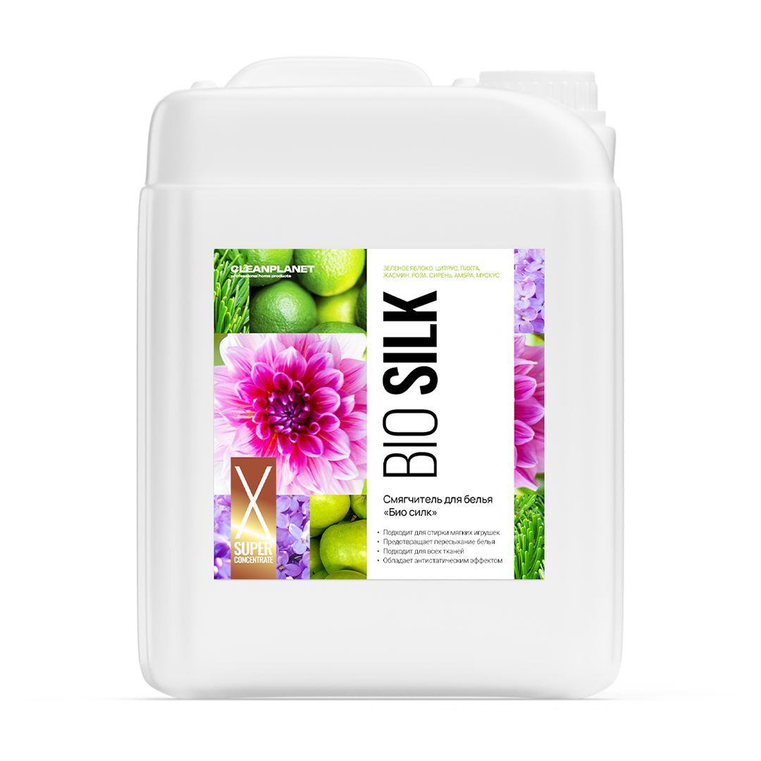 Купить Смягчитель для белья "Bio Silk"  5 л, ПЭТ