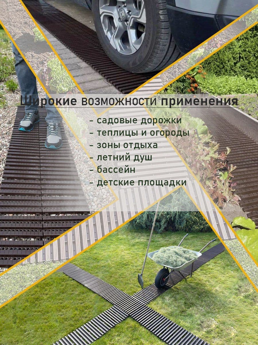 Купить Садовая дорожка модульная 200х1000