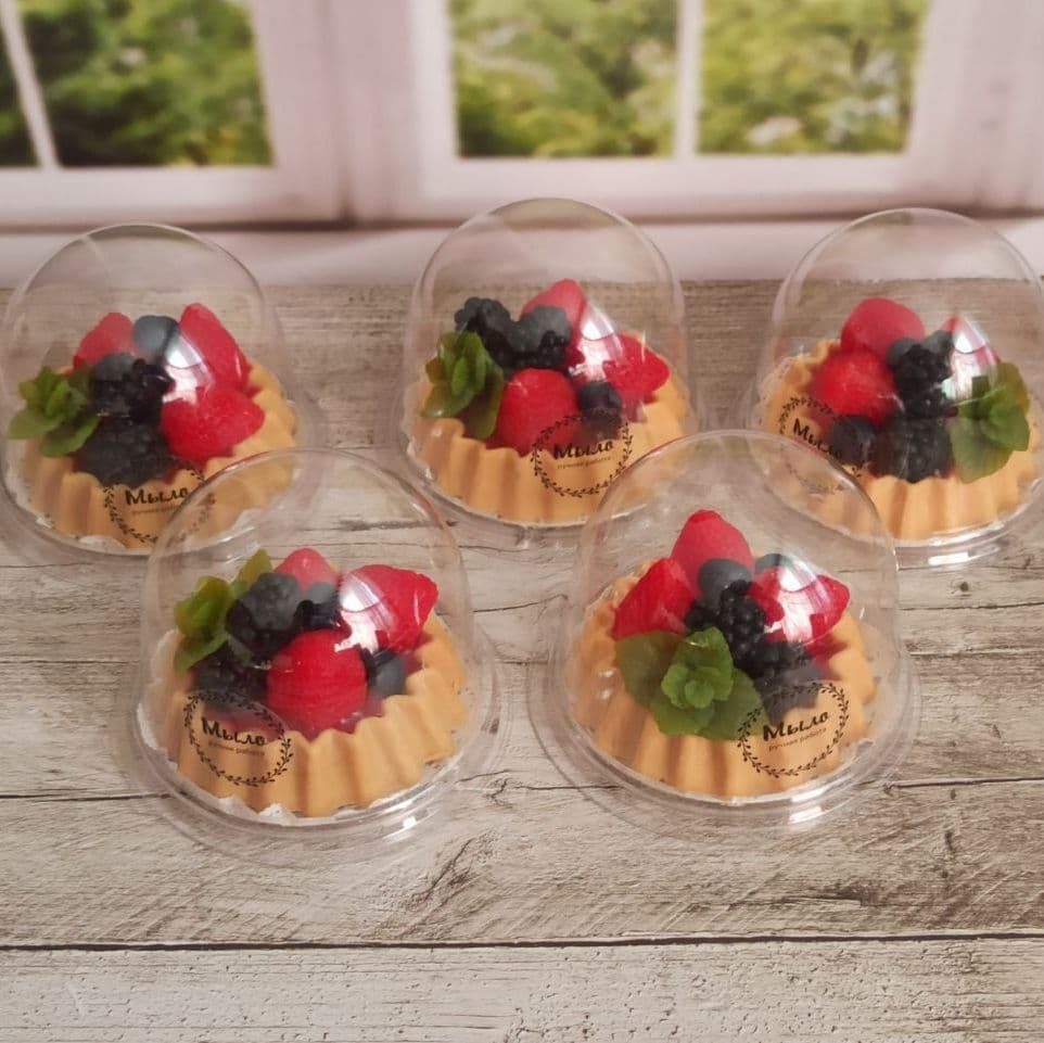 Купить Мыло " Тарталетка" Упаковка - купол