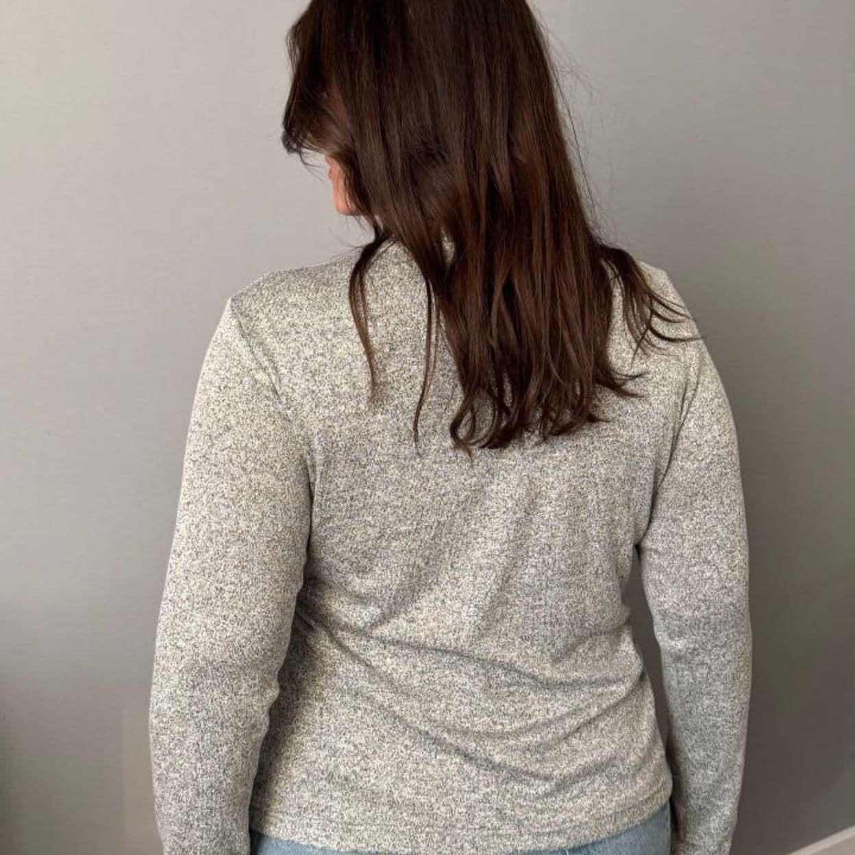 Купить Водолазка серая меланж