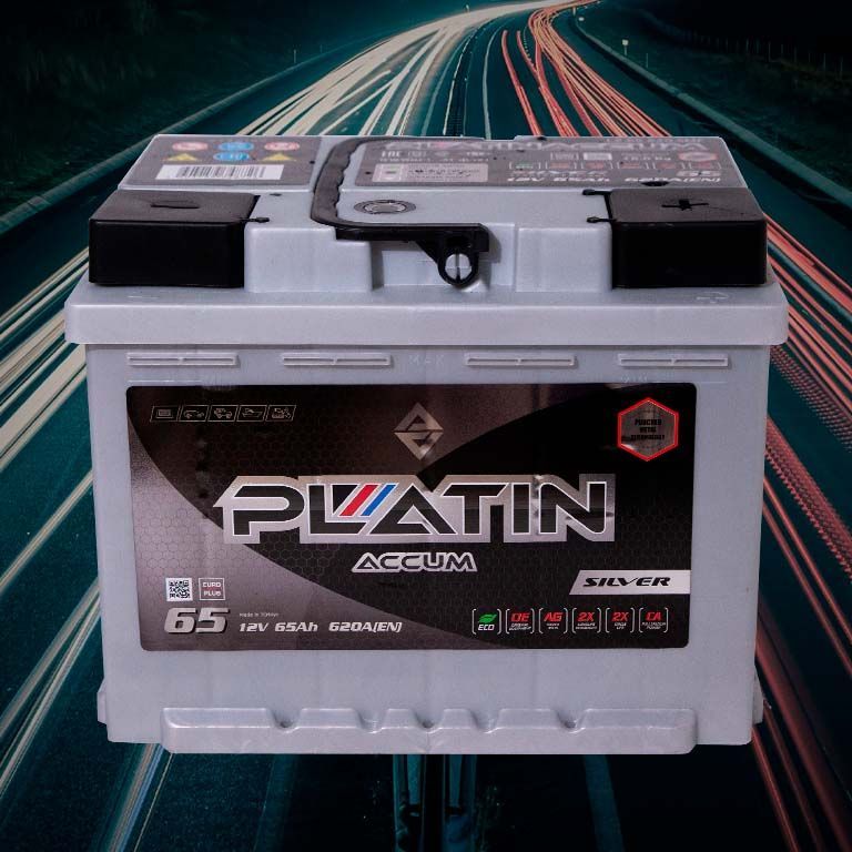 Купить АККУМУЛЯТОР PLATIN SILVER 6CT-65