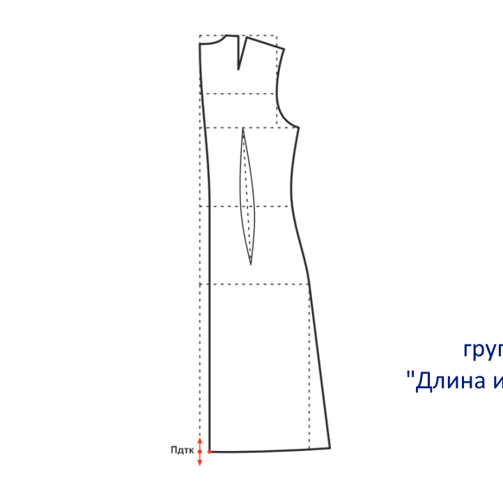 Купить Конструкция основы детского платья