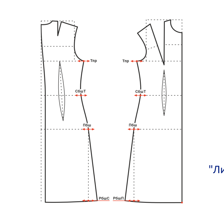 Купить Конструкция основы детского платья