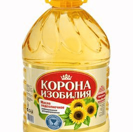 Купить МАСЛО ПОДСОЛНЕЧНОЕ РАФИНИРОВАННОЕ КОРОНА ИЗОБИЛИЯ 5 Л. доставка продуктов Тюмень . доставка продуктов в Тюмени . доставка фруктов Тюмень . дост