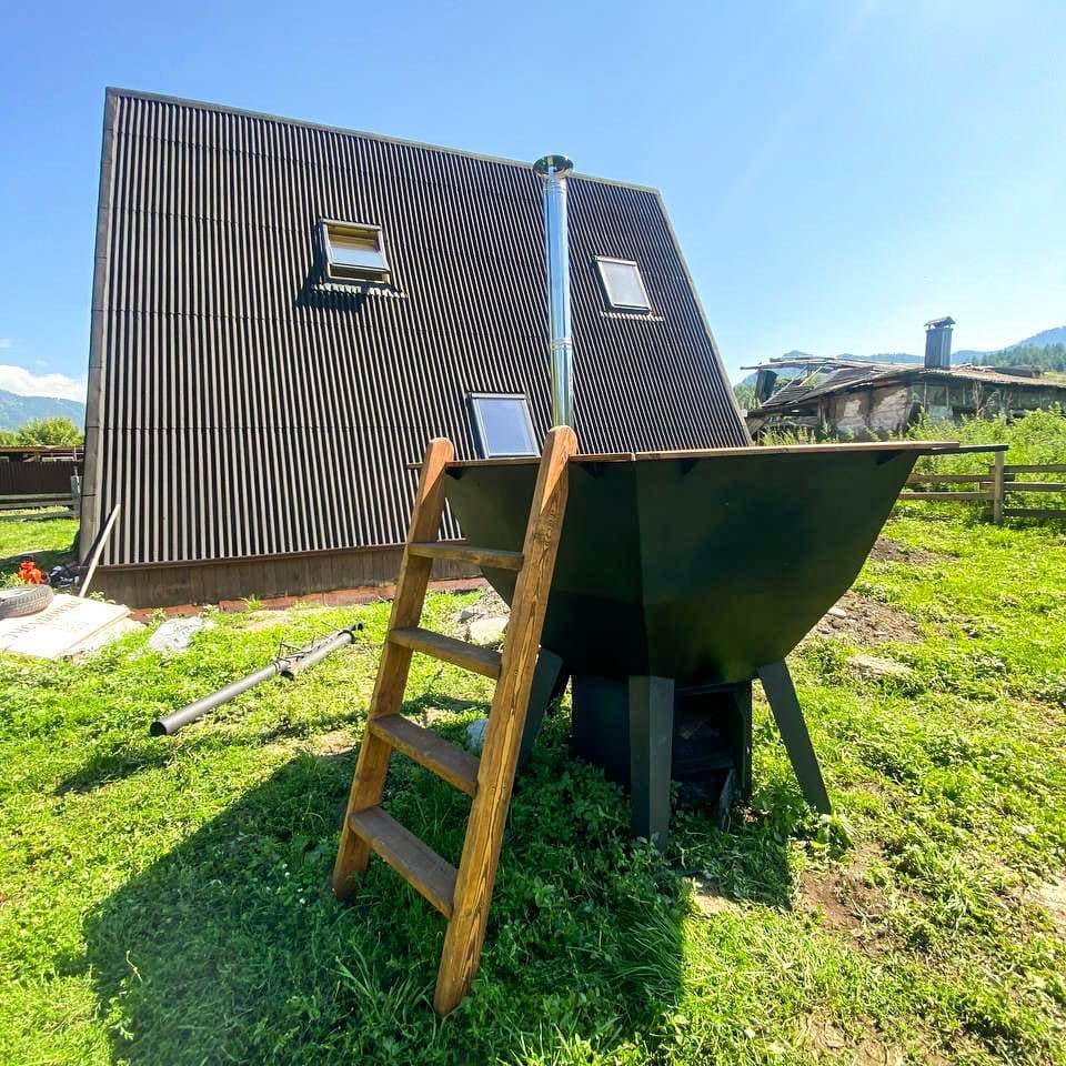 Купить Малый банный чан с водяным контуром