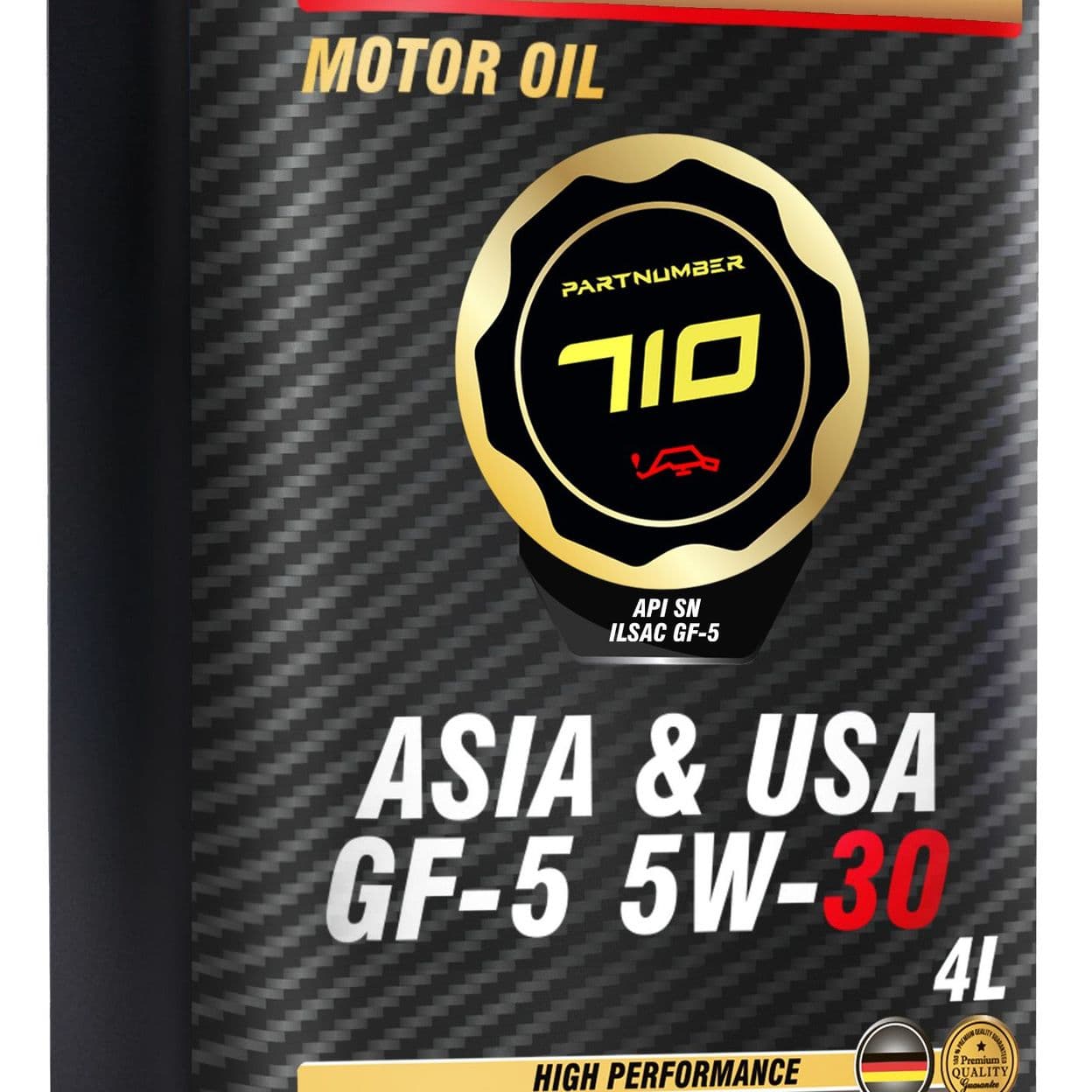 Купить Масло моторное PARTNUMBER 710 Asia & USA GF-5 5W-30 4л