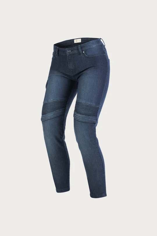 Купить Ohio Washed Navy Motorcycle Jeans Lady