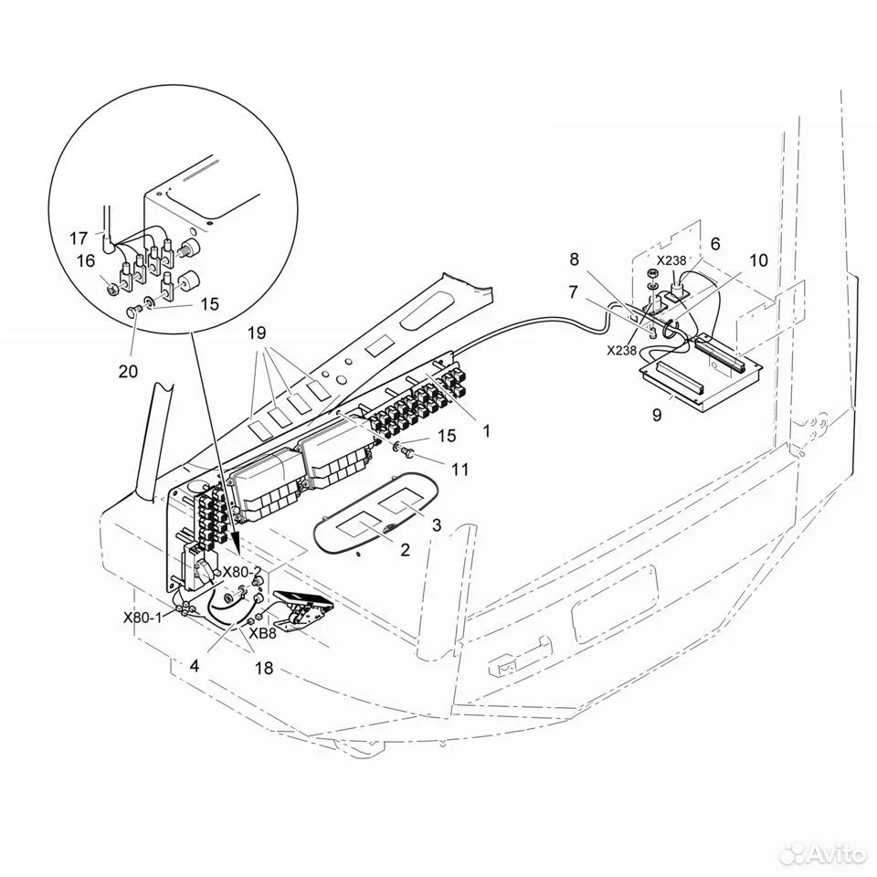 Купить Электронный блок 5221143 Komatsu Forest