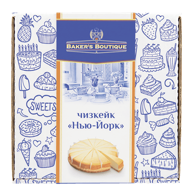 Купить ЧИЗКЕЙК НЬЮ ЙОРК BAKERS BOUTIQUE 1,7КГ. (16 ПОРЦ.) ЗАМОРОЖЕННЫЙ. доставка продуктов Тюмень . доставка продуктов в Тюмени . доставка фруктов Тюм