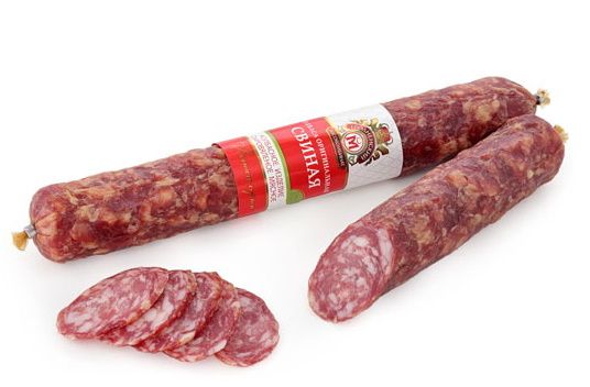 Купить Колбаса сыровяленая оригинальная "Свиная" Гродно