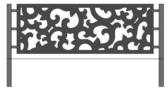 Купить Резной забор Р1В
