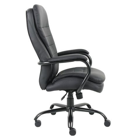 Купить Кресло офисное BRABIX PREMIUM "Heavy Duty HD-001", усиленное, НАГРУЗКА до 200 кг, экокожа. Артикул 531015