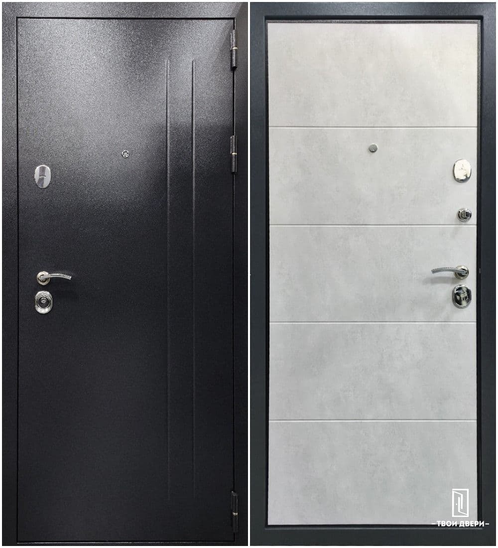 Купить Дверь входная "КОМФОРТ" букле черный, ВДК