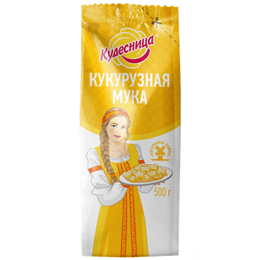 Купить МУКА КУДЕСНИЦА КУКУРУЗНАЯ 500 Г. с доставкой на дом . Доставка продуктов Тюмень , доставка продуктов в Тюмени , dostavka-produktov-tyumen , dos