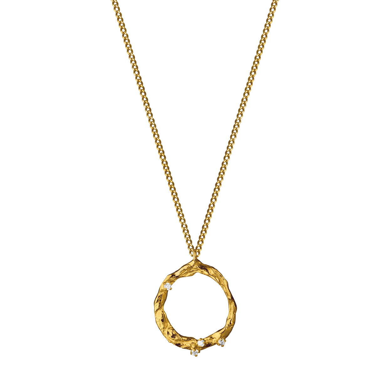 Купить Инсайт Колье-круг со вставками, позолота