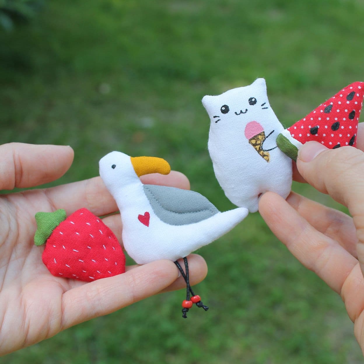 Купить Швейная игра Летние брошки