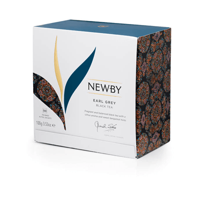Купить ЧАЙ ЧЕРНЫЙ NEWBY EARL GREY 50 ШТ. Х 2 Г. доставка продуктов Тюмень . доставка продуктов в Тюмени . доставка фруктов Тюмень . доставка фруктов в