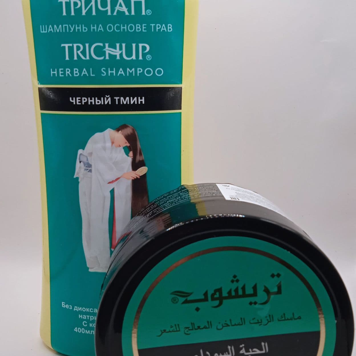 Купить Набор Trichup Шампунь с Черным Тмином 400 мл + Масло 200 мл