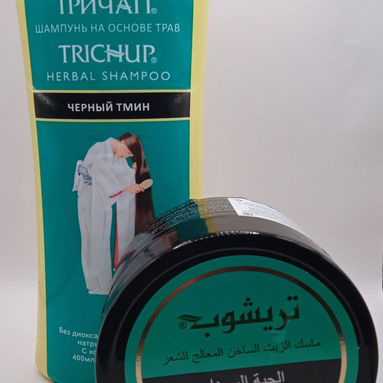 Купить Набор Trichup Шампунь с Черным Тмином 400 мл + Масло 200 мл