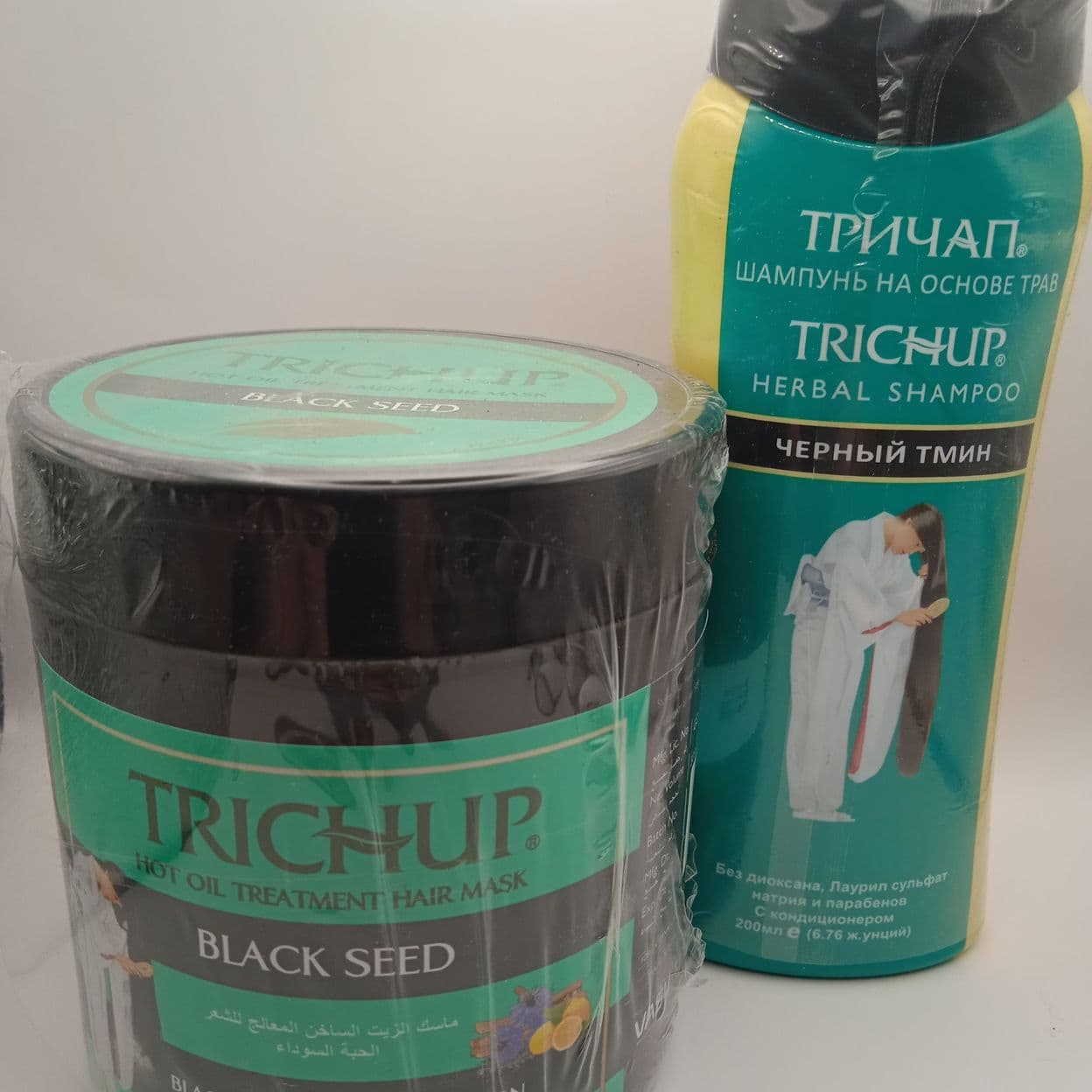 Купить Набор Trichup Шампунь с Черным Тмином 400 мл + Масло 200 мл