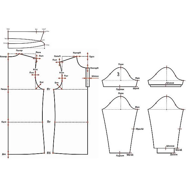 Купить Конструкция футболки - поло