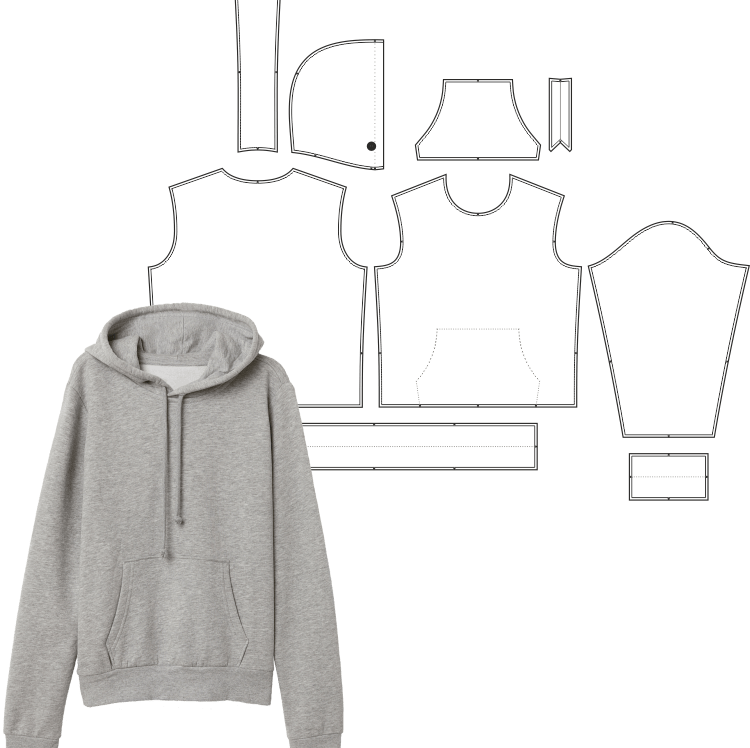 Купить Конструкция футболки - поло