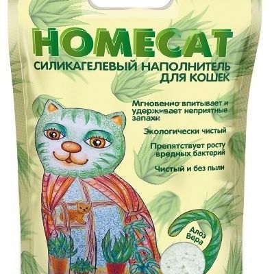 HOMECAT Яблоко 12,5 л силикагелевый наполнитель 