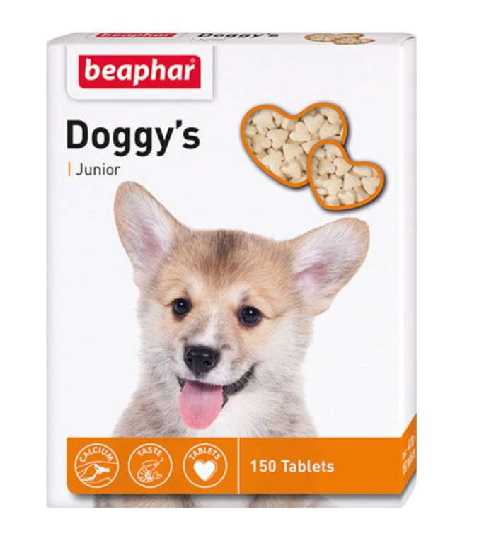 Купить Beaphar ( Беафар ) Doggy's Junior витамины для щенков, упаковка 150 таблеток