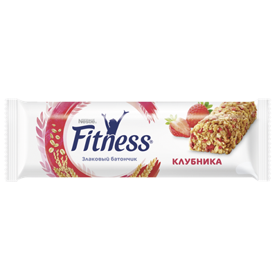 Купить БАТОНЧИК FITNESS С ЦЕЛЬНЫМИ ЗЛАКАМИ И КЛУБНИКОЙ 23,5 Г. с доставкой на дом . Доставка продуктов Тюмень , доставка продуктов в Тюмени , dostavka