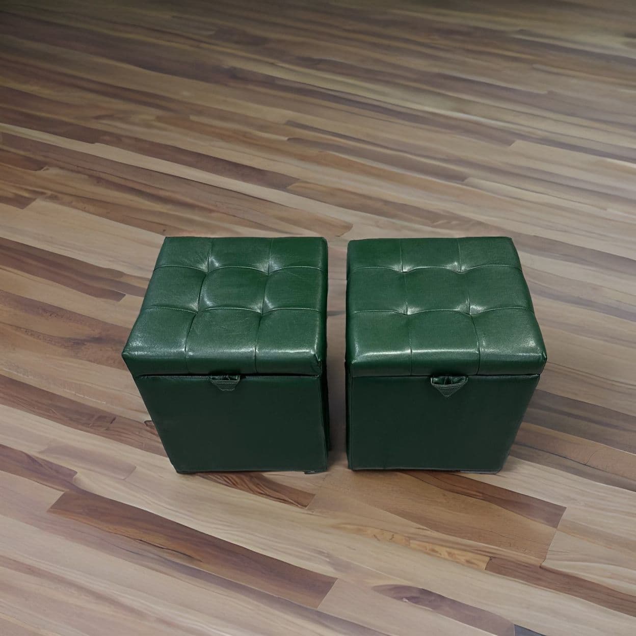 Купить Комплект пуфиков "Квадро" с ящиком