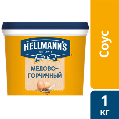 Купить СОУС HELLMANNS МЕДОВО-ГОРЧИЧНЫЙ 1 КГ. с доставкой на дом . Доставка продуктов Тюмень , доставка продуктов в Тюмени , dostavka-produktov-tyumen 