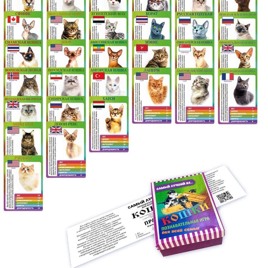 Купить Настольная игра "Самый лучший из..." Кошки.