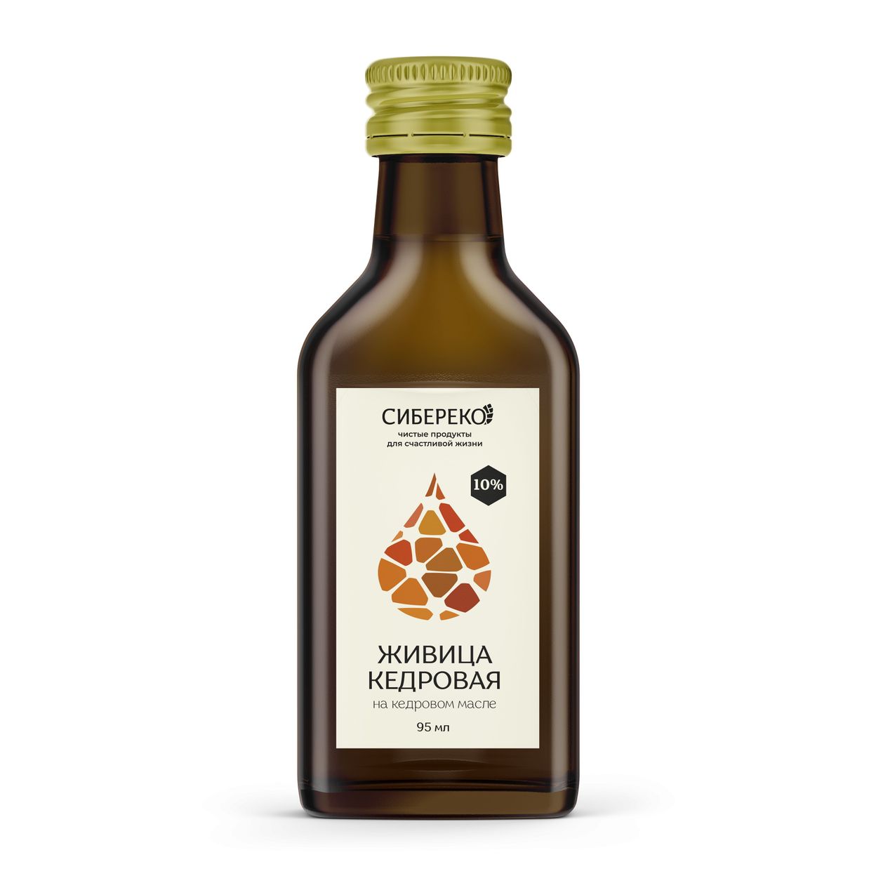 Купить Живица кедровая 10% на кедровом масле 95 мл