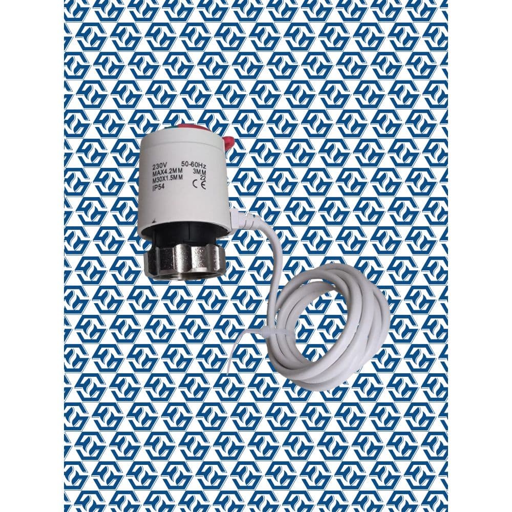 Купить Сервопривод HS для термостатических клапанов с резьбой M30x1.5. Нормально закрытый NC