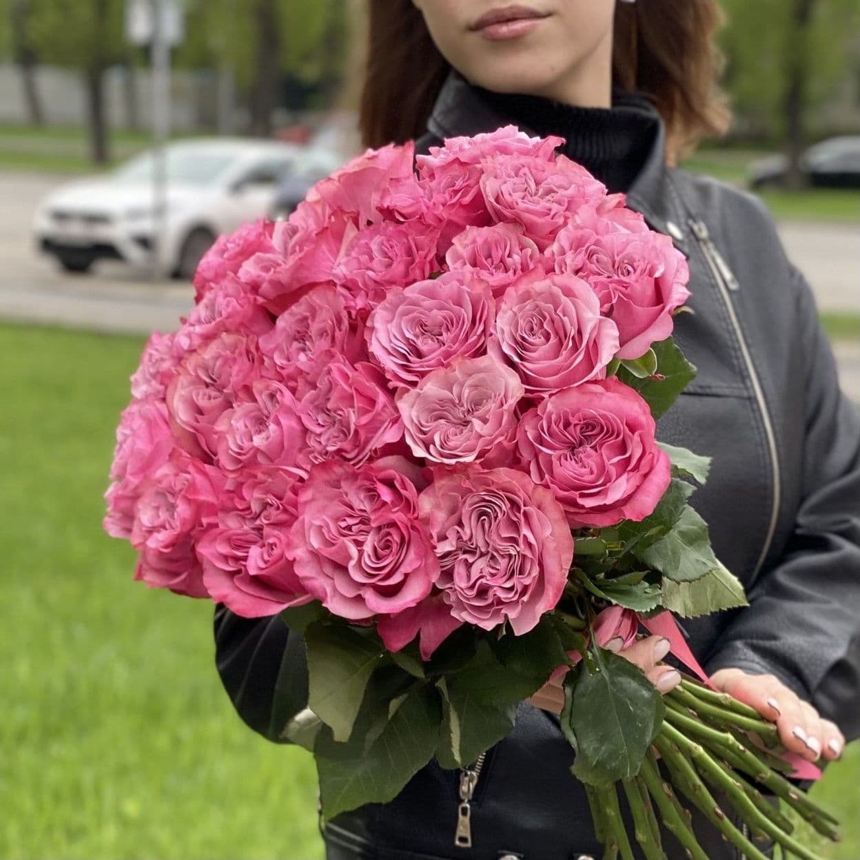 Купить Роза Кантри Блюз 60 см