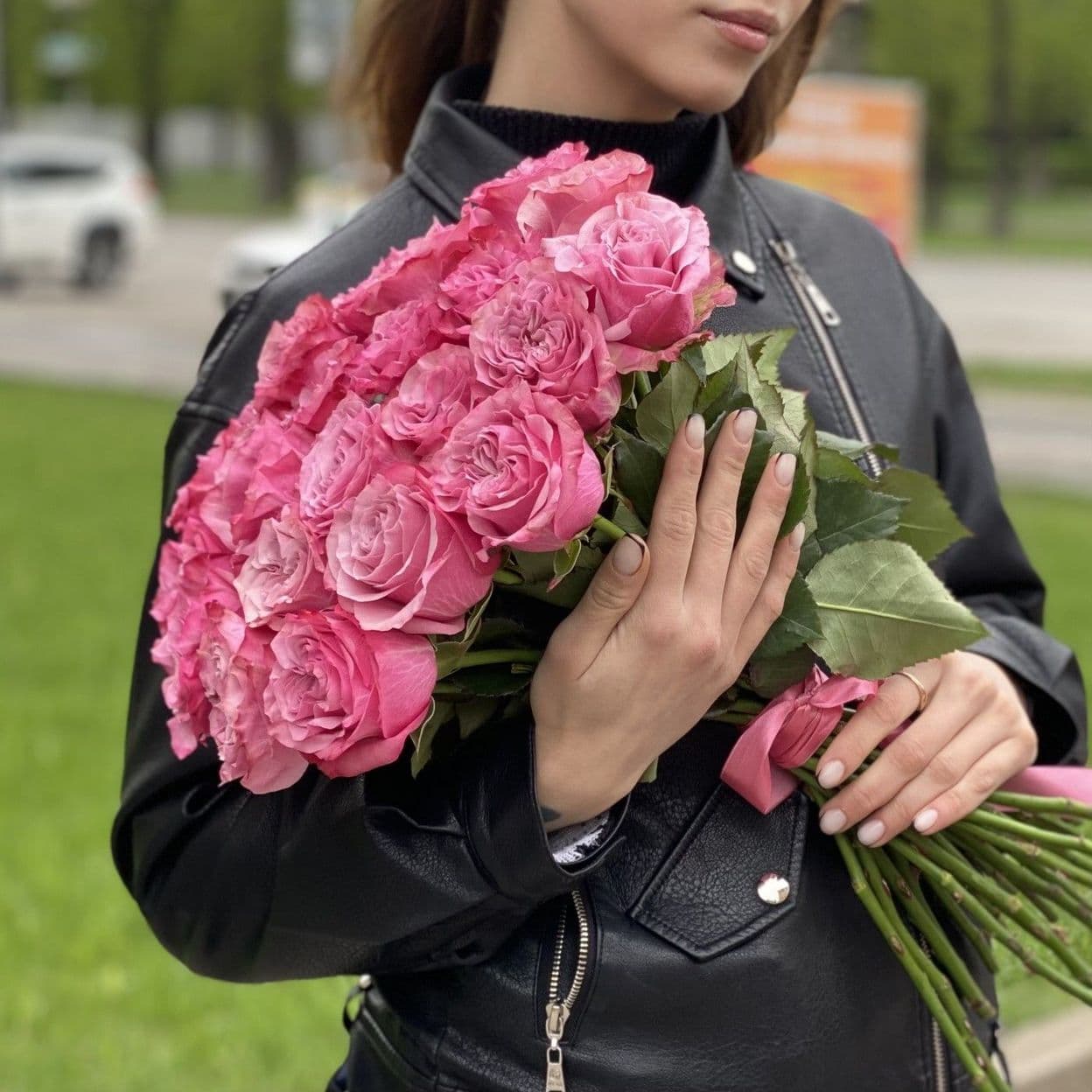 Купить Роза Кантри Блюз 60 см