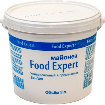 Купить МАЙОНЕЗ FOOD EXPERT 67% ВЕДРО 5 Л. доставка продуктов Тюмень . доставка продуктов в Тюмени . доставка фруктов Тюмень . доставка фруктов в Тюмен