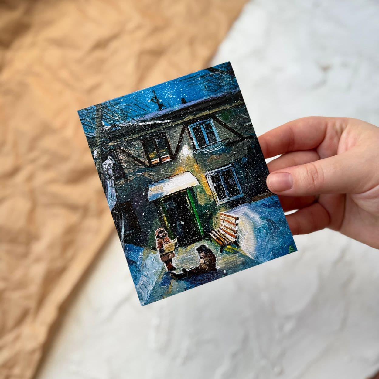 Купить Открытки "Масло"