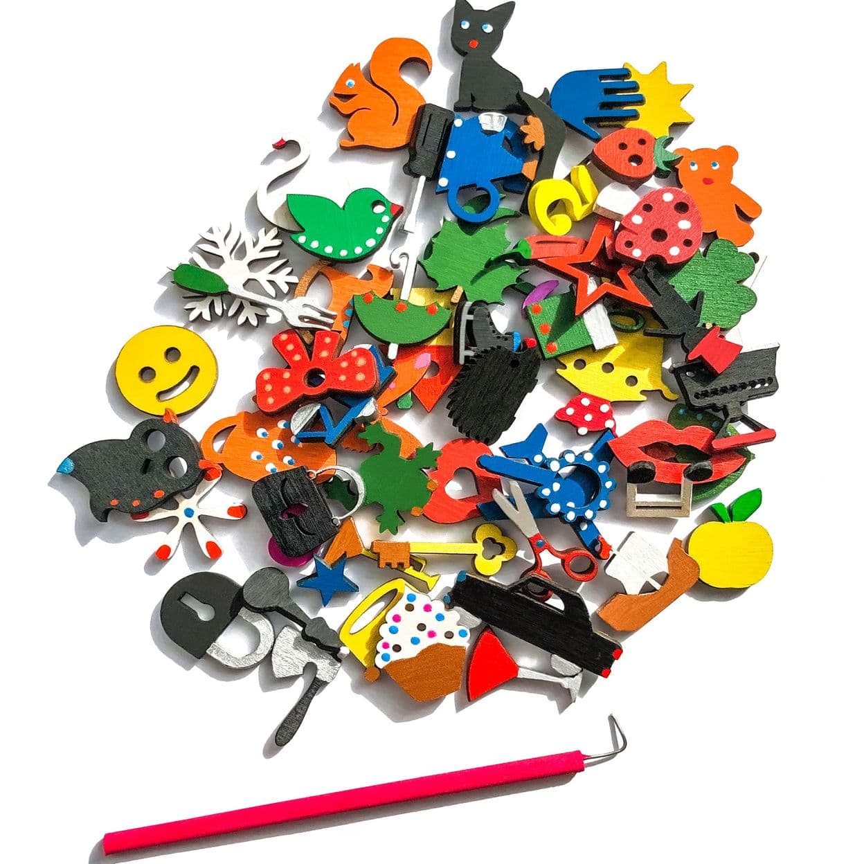 Купить Русская народная Настольная игра Бирюльки 60 штук