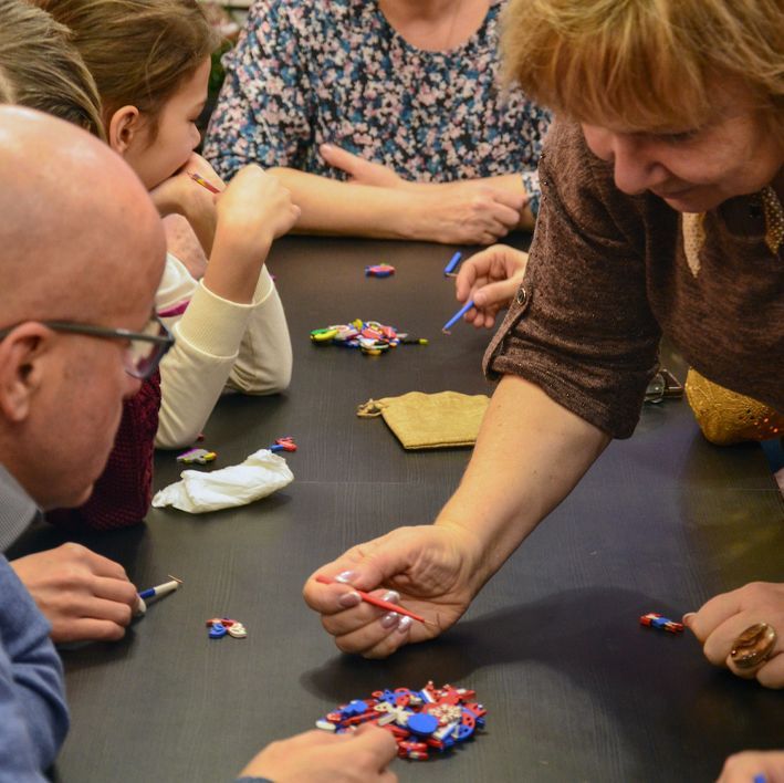 Купить Русская народная Настольная игра Бирюльки 60 штук