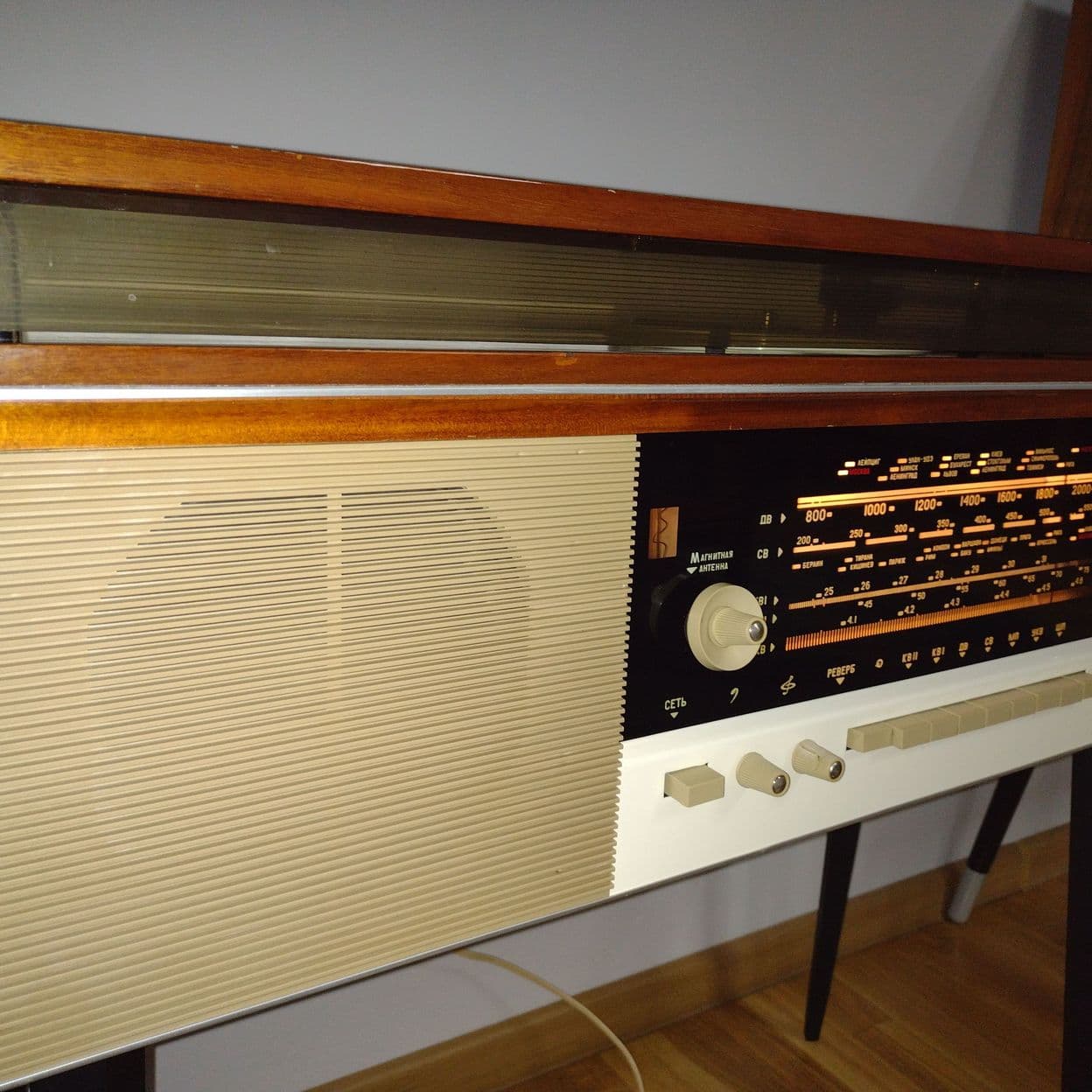 Купить Радиола Урал 6 отреставрированная c Bluetooth и с блоком реверберации